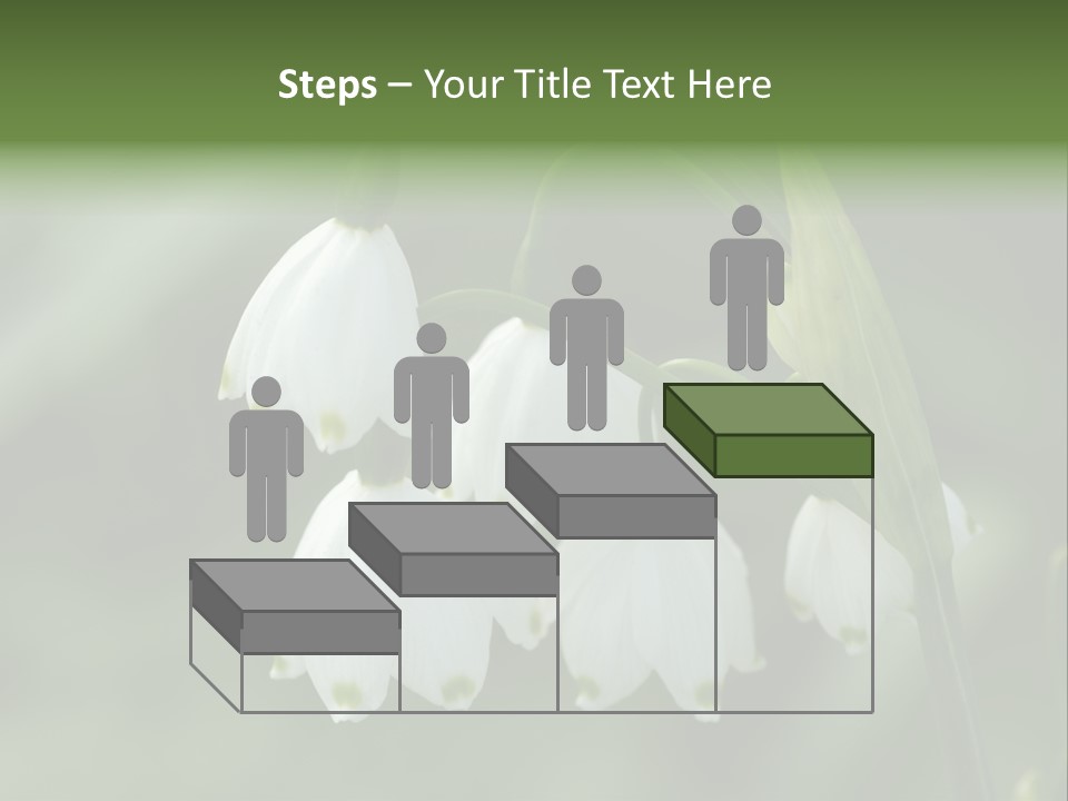 Pflanze Weiss Winter PowerPoint Template