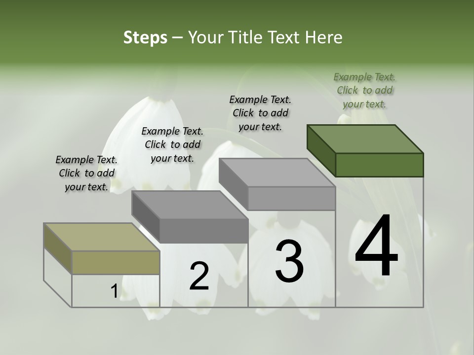 Pflanze Weiss Winter PowerPoint Template