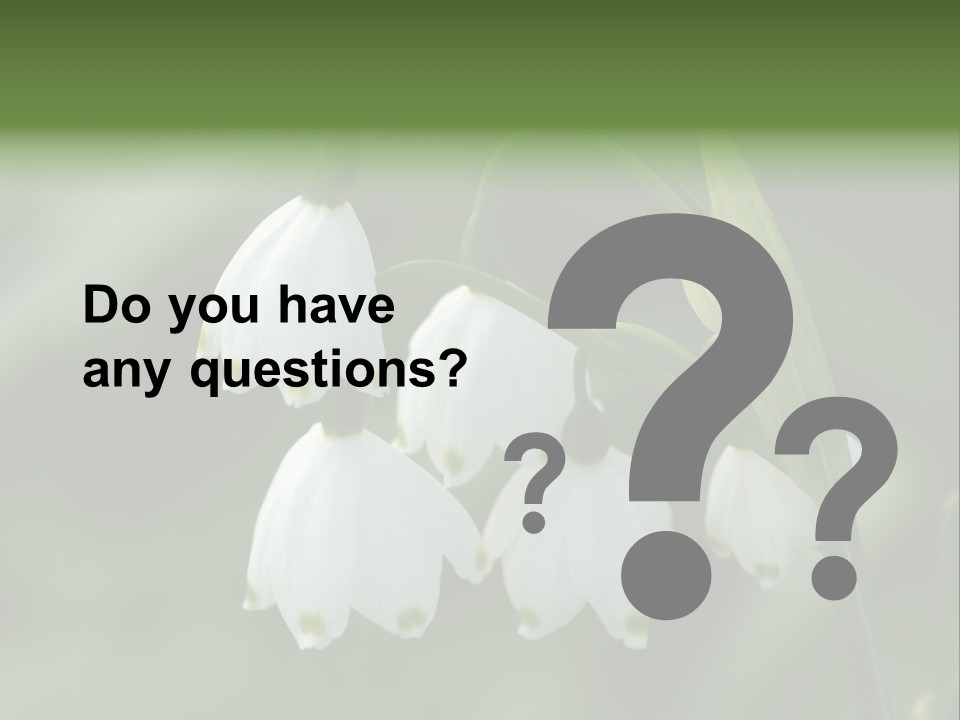 Pflanze Weiss Winter PowerPoint Template