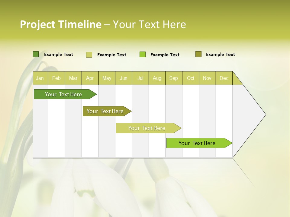 Drop Flower Botany PowerPoint Template