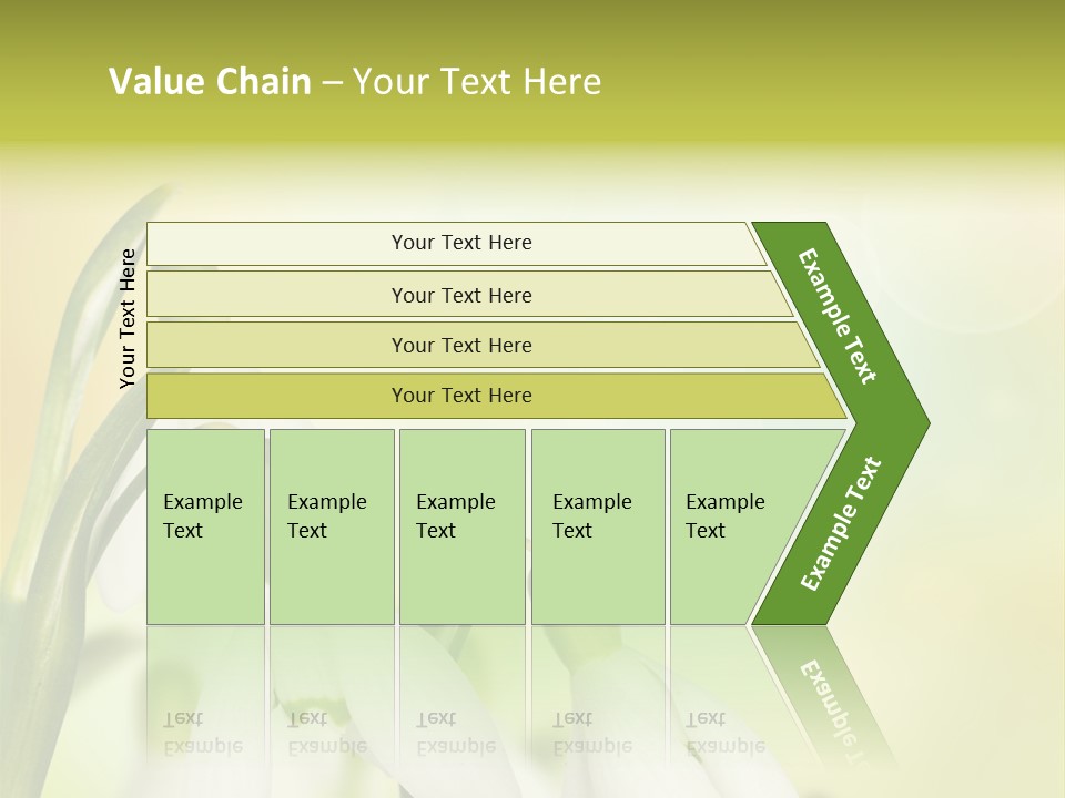 Drop Flower Botany PowerPoint Template