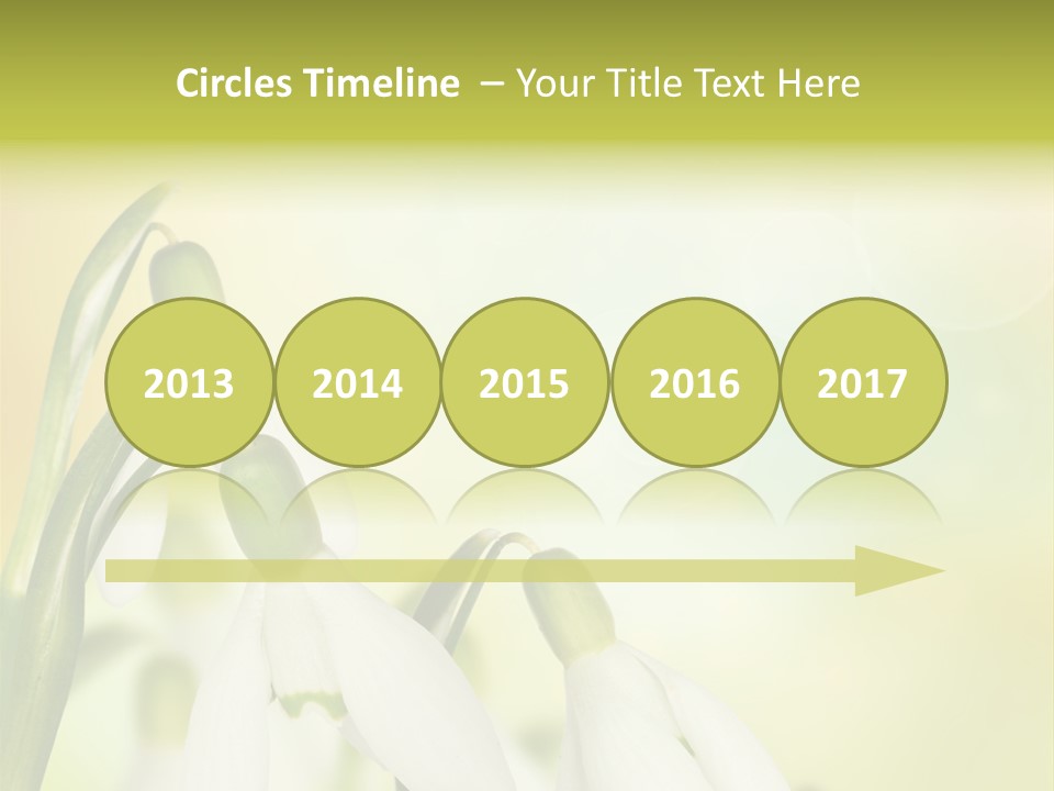 Drop Flower Botany PowerPoint Template