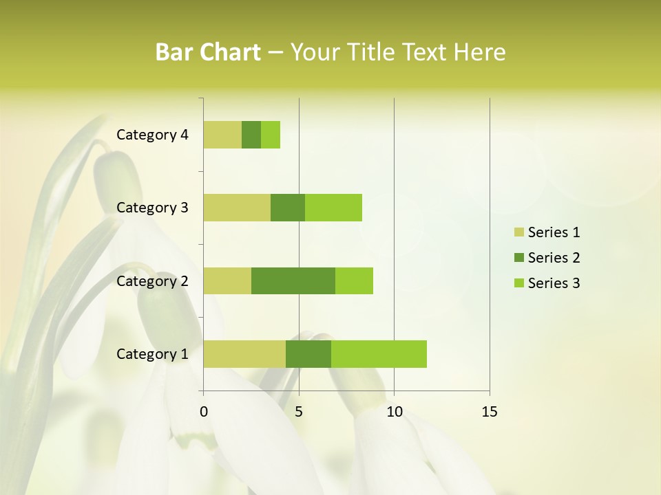 Drop Flower Botany PowerPoint Template