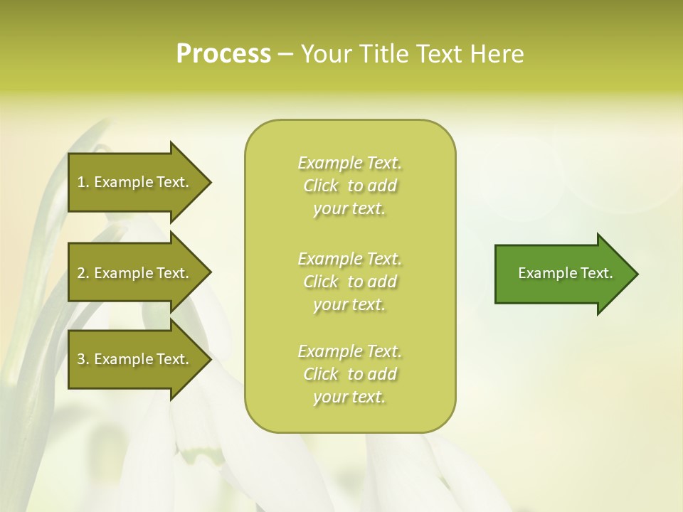Drop Flower Botany PowerPoint Template