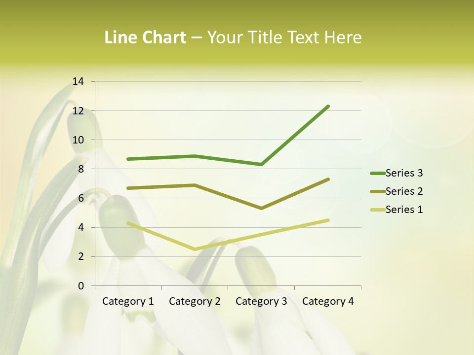 Drop Flower Botany PowerPoint Template