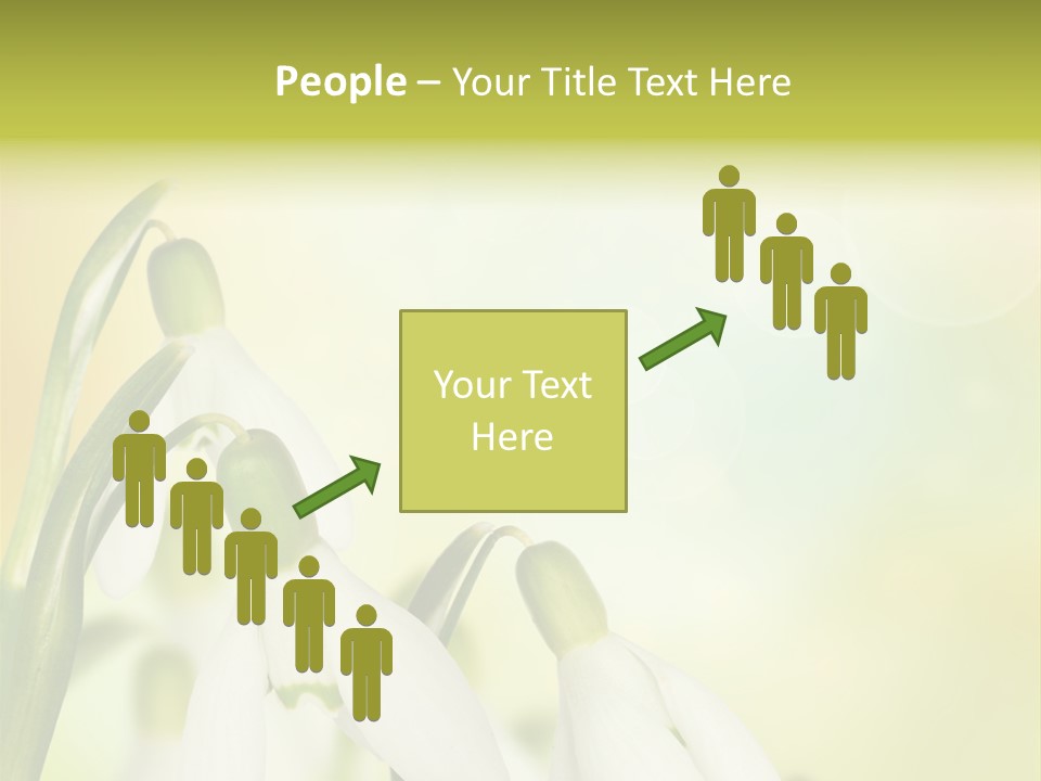 Drop Flower Botany PowerPoint Template