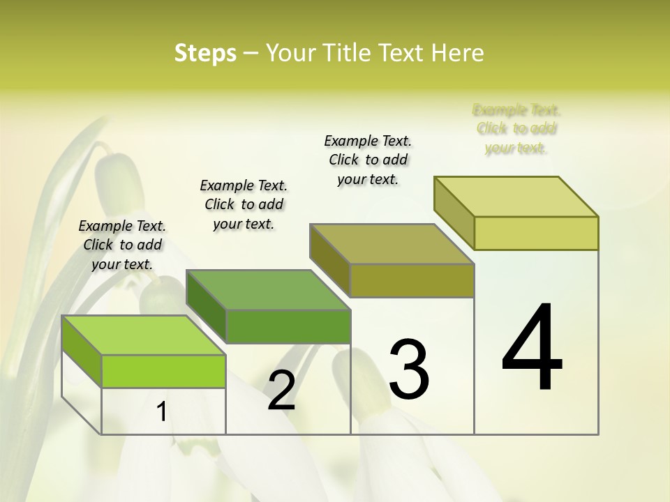 Drop Flower Botany PowerPoint Template