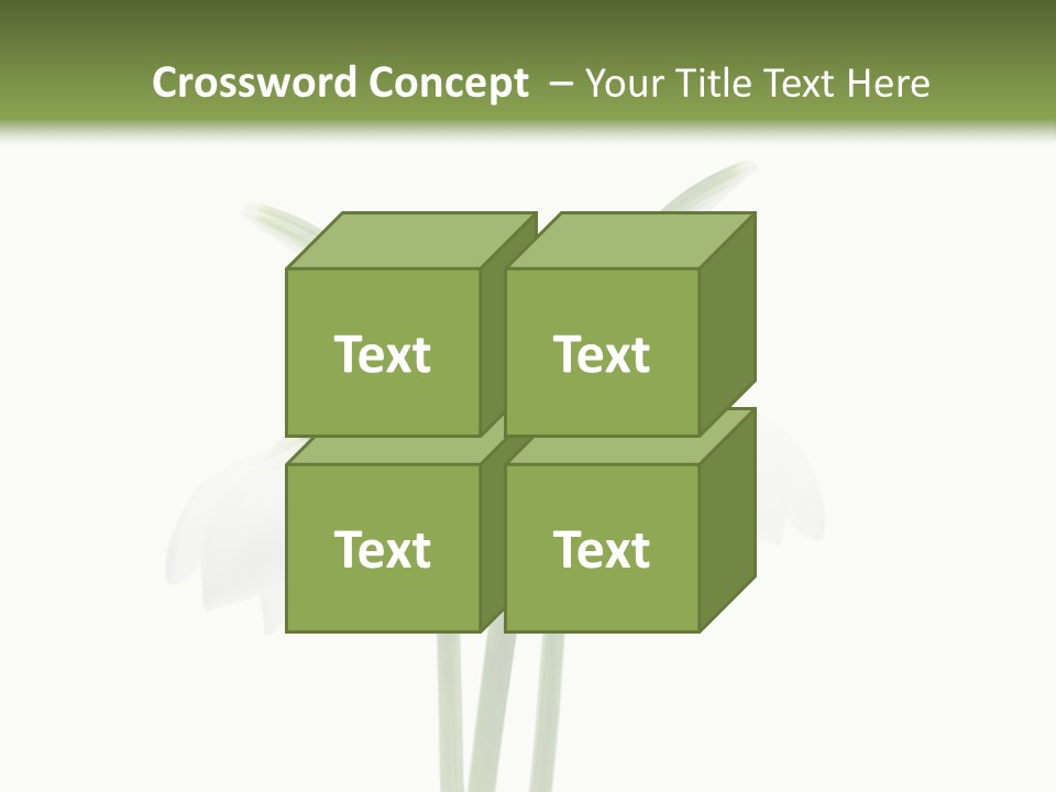 Fruhlingsbote Januar Blume PowerPoint Template