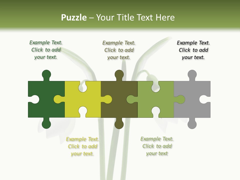 Fruhlingsbote Januar Blume PowerPoint Template