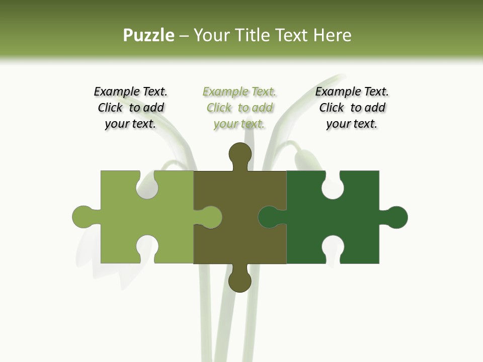 Fruhlingsbote Januar Blume PowerPoint Template