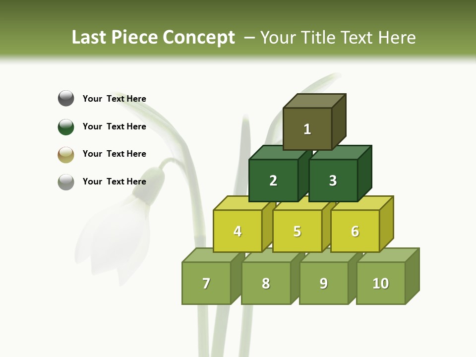 Fruhlingsbote Januar Blume PowerPoint Template