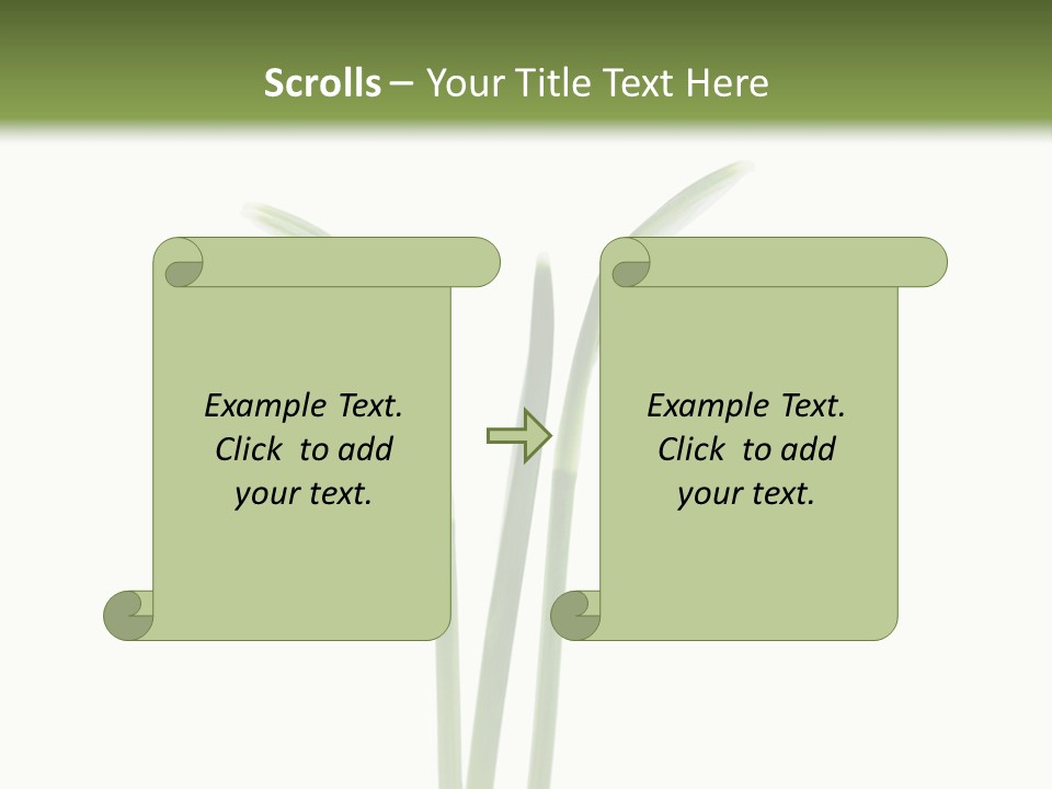 Fruhlingsbote Januar Blume PowerPoint Template
