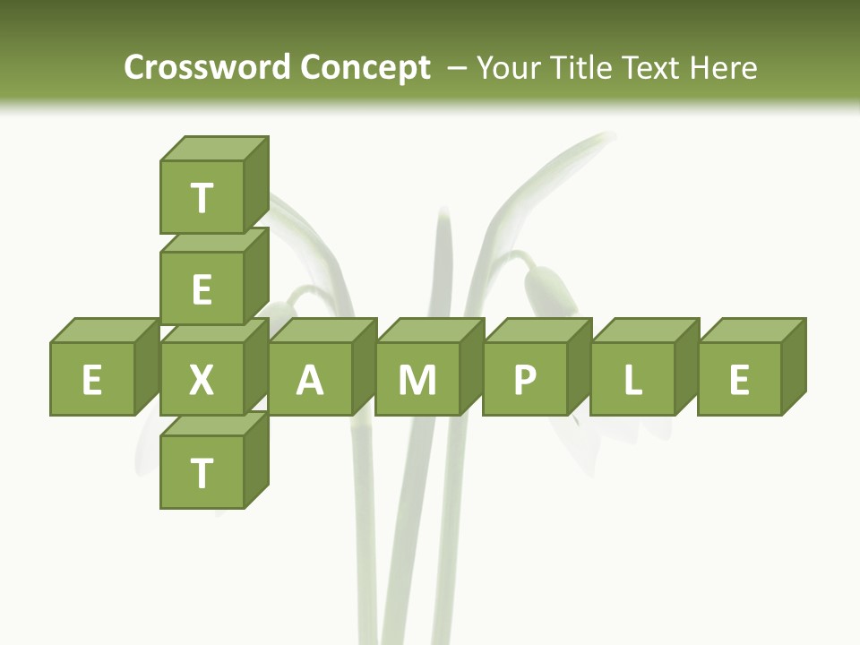 Fruhlingsbote Januar Blume PowerPoint Template