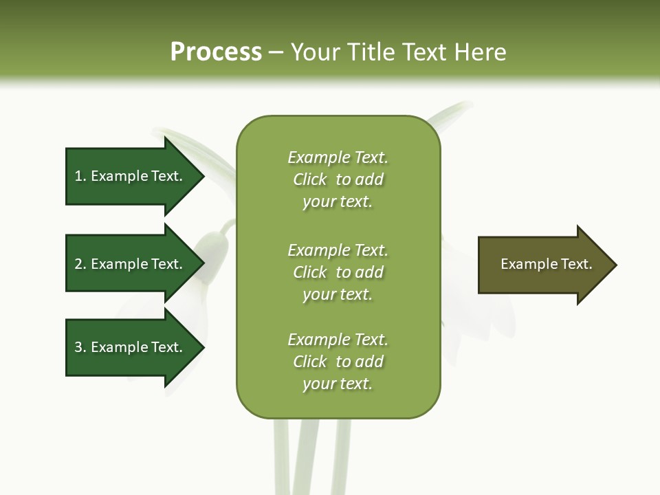 Fruhlingsbote Januar Blume PowerPoint Template