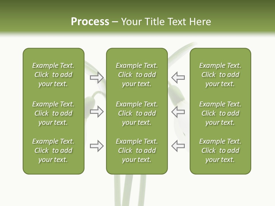 Fruhlingsbote Januar Blume PowerPoint Template