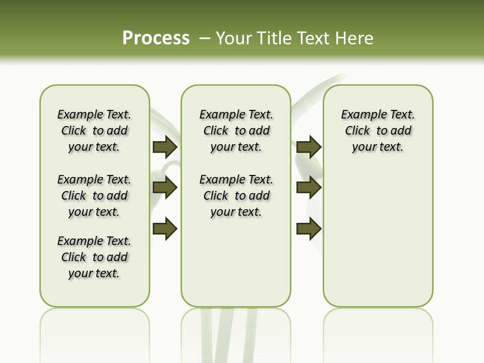 Fruhlingsbote Januar Blume PowerPoint Template