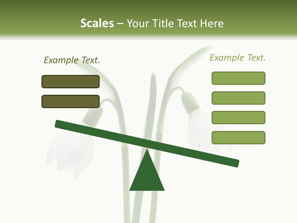 Fruhlingsbote Januar Blume PowerPoint Template