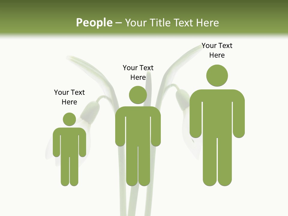 Fruhlingsbote Januar Blume PowerPoint Template