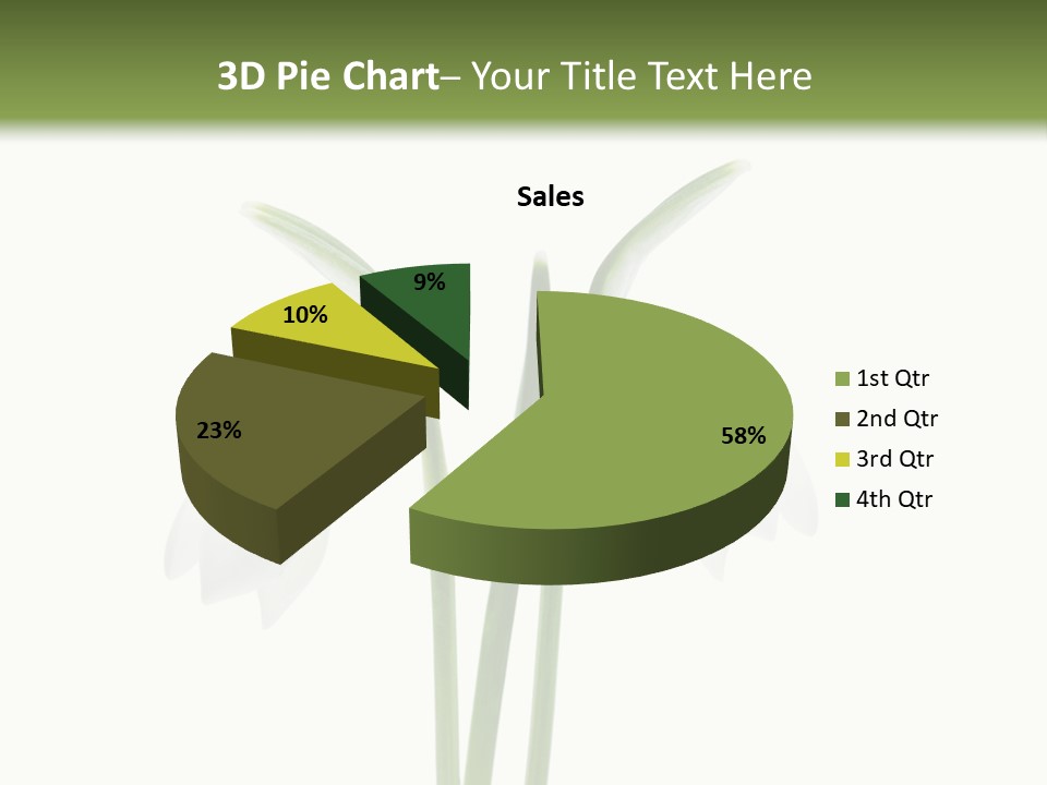 Fruhlingsbote Januar Blume PowerPoint Template