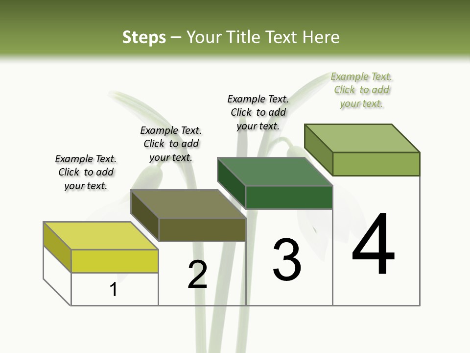 Fruhlingsbote Januar Blume PowerPoint Template