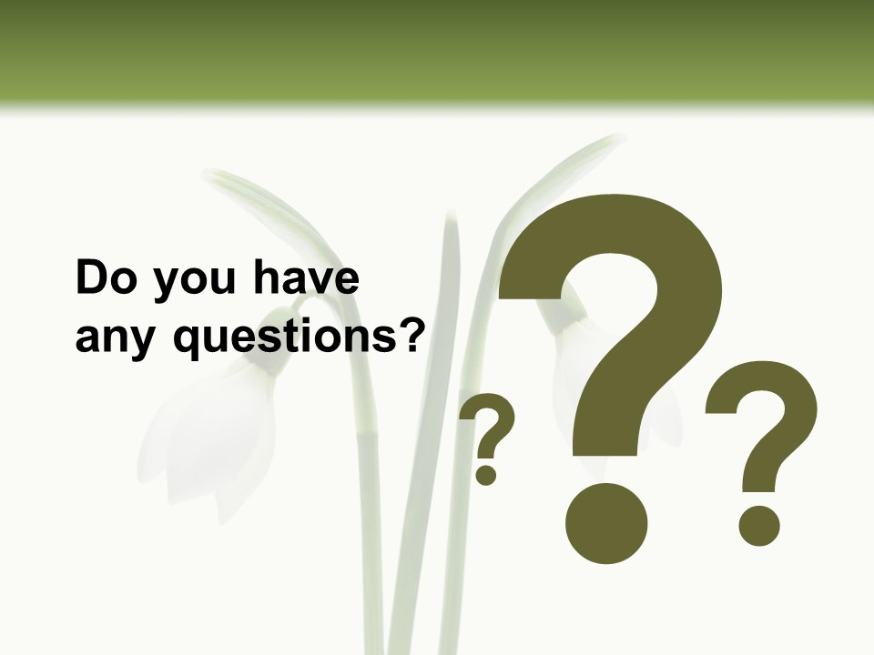 Fruhlingsbote Januar Blume PowerPoint Template