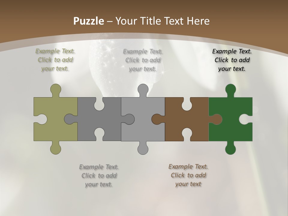 Beauty Pure White PowerPoint Template