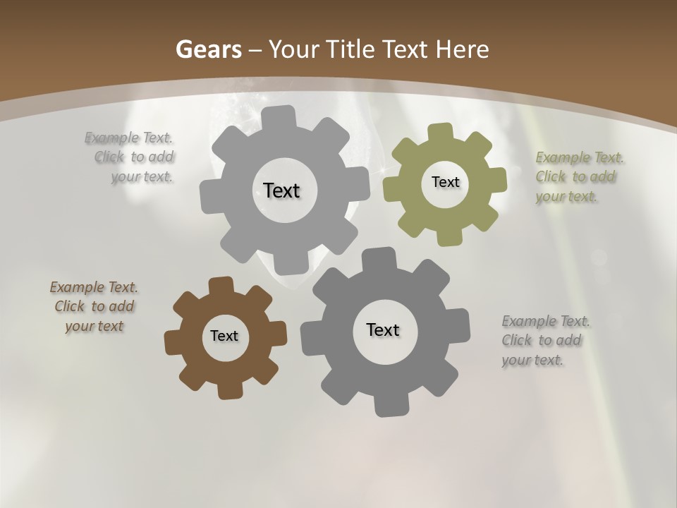 Beauty Pure White PowerPoint Template