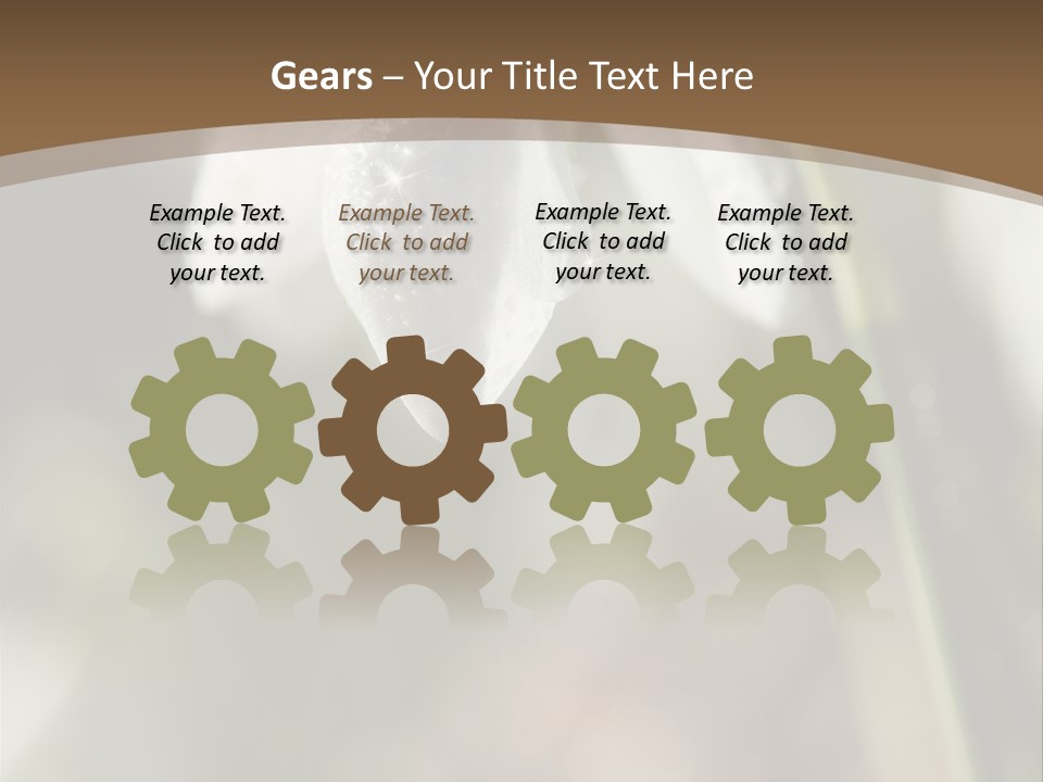 Beauty Pure White PowerPoint Template