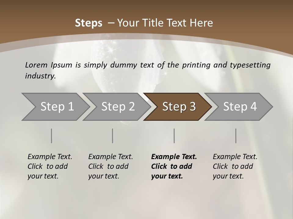 Beauty Pure White PowerPoint Template