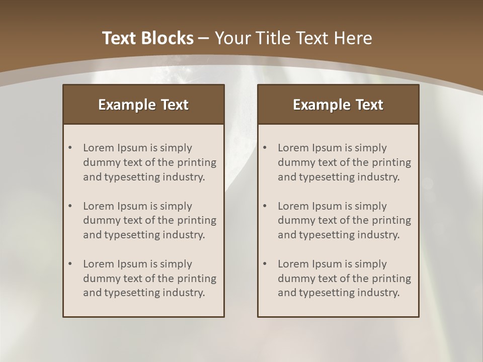 Beauty Pure White PowerPoint Template