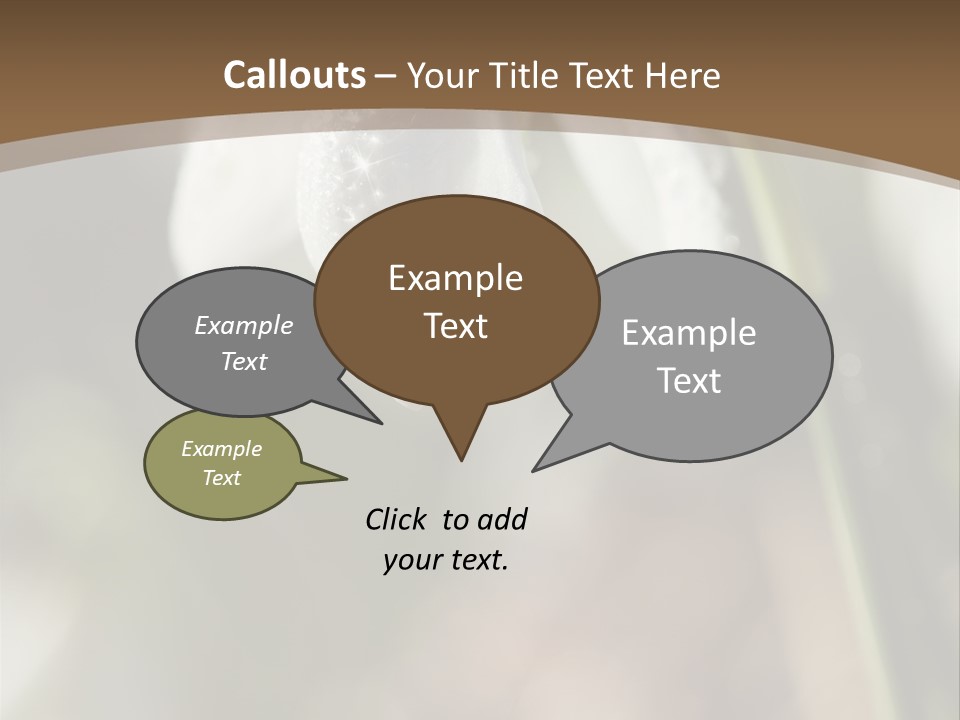 Beauty Pure White PowerPoint Template