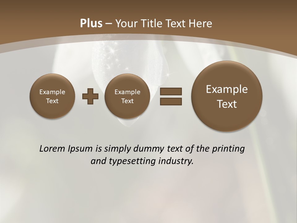 Beauty Pure White PowerPoint Template