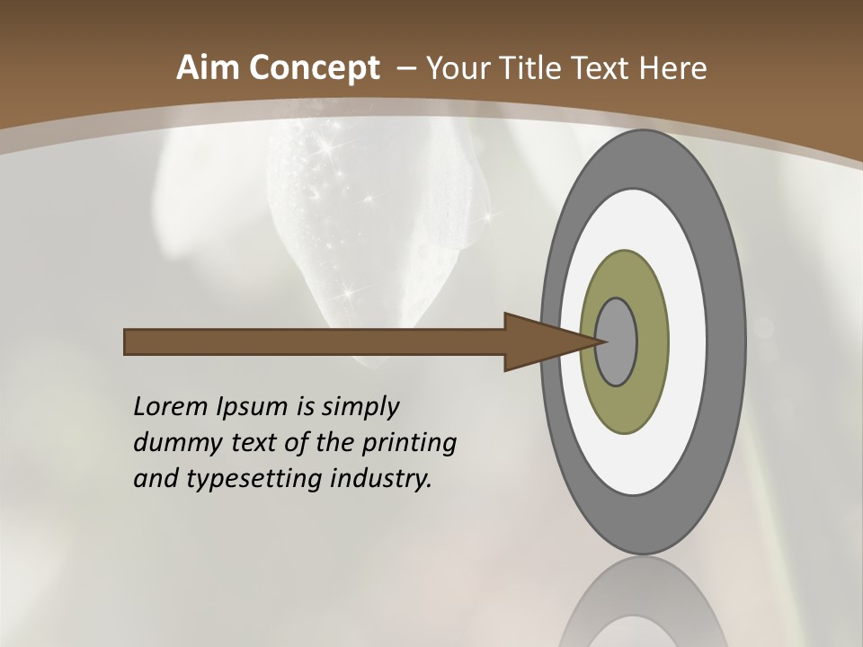 Beauty Pure White PowerPoint Template