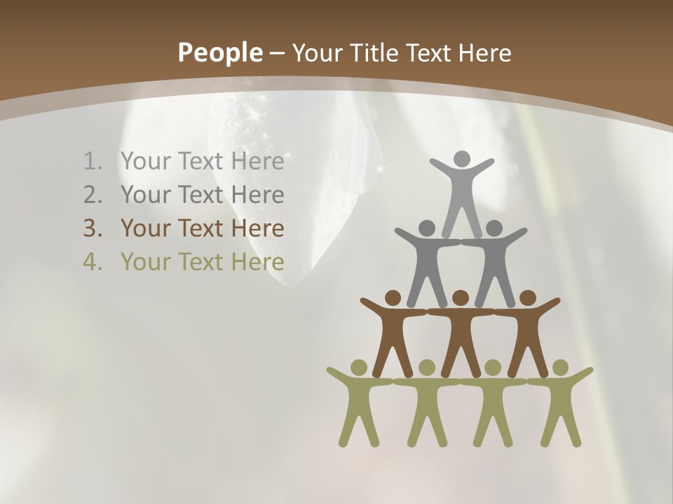 Beauty Pure White PowerPoint Template