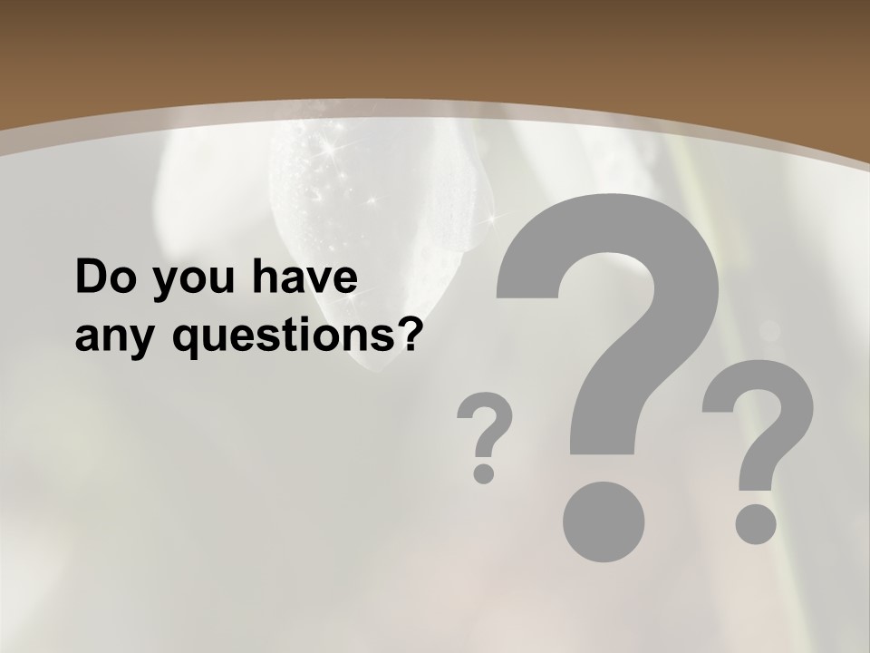 Beauty Pure White PowerPoint Template