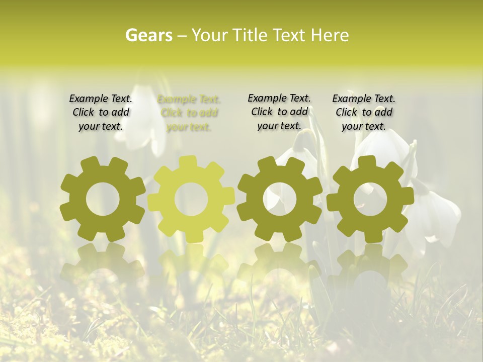 Garden Springflower Day PowerPoint Template