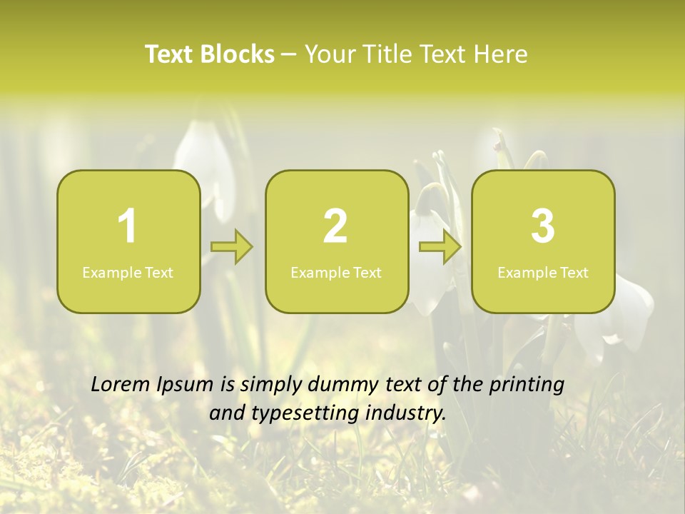 Garden Springflower Day PowerPoint Template