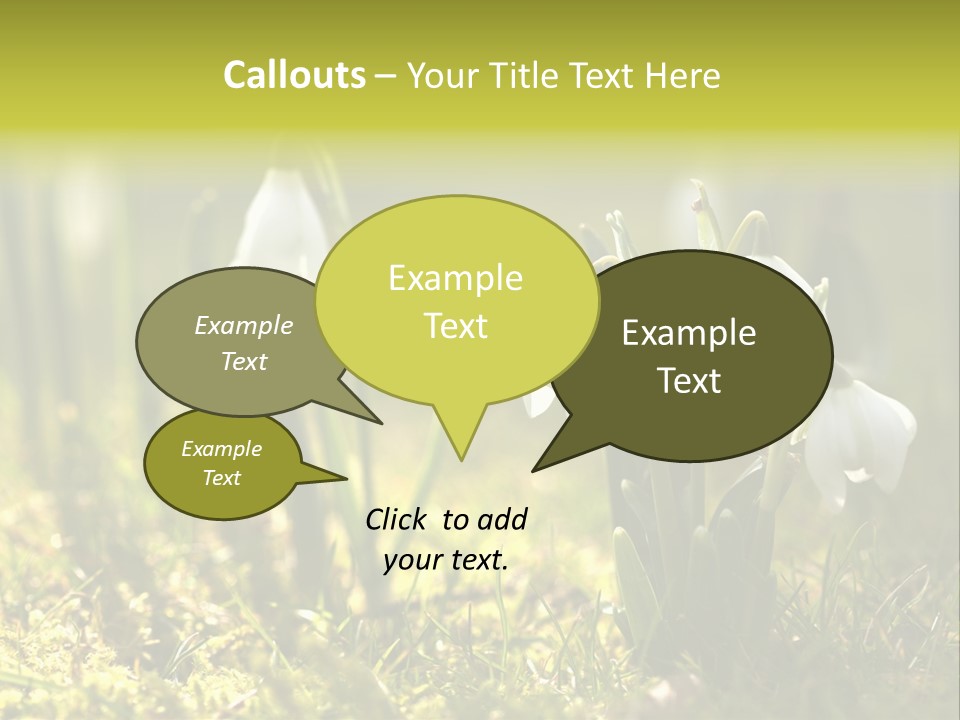 Garden Springflower Day PowerPoint Template