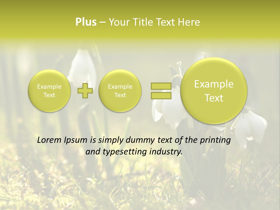 Garden Springflower Day PowerPoint Template