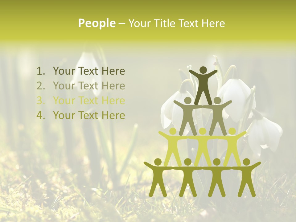 Garden Springflower Day PowerPoint Template