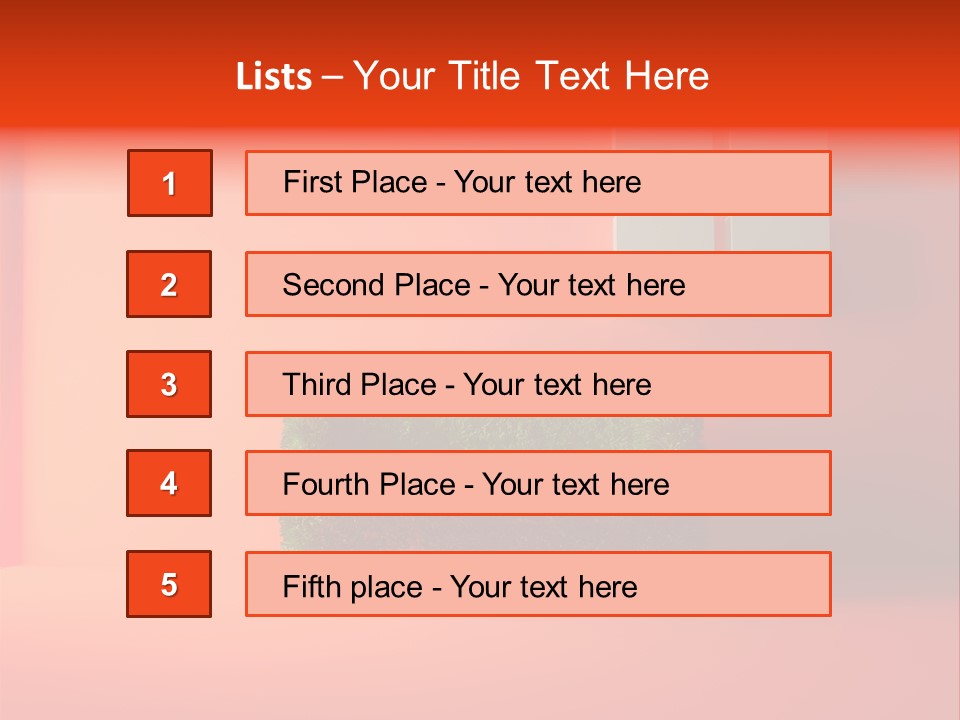 Fashion Lifestyle Indoors PowerPoint Template