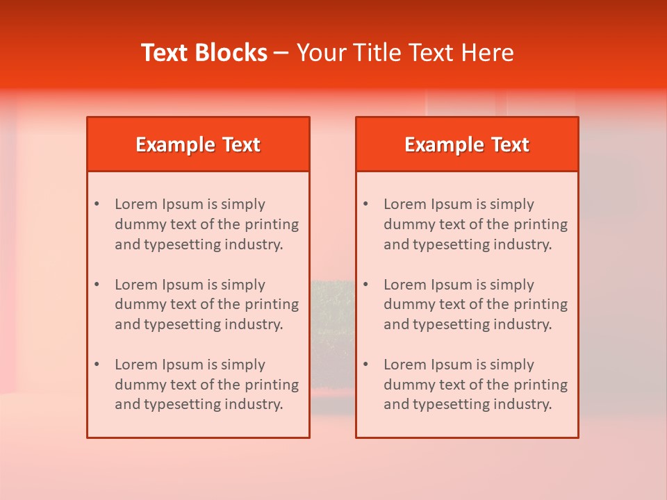 Fashion Lifestyle Indoors PowerPoint Template