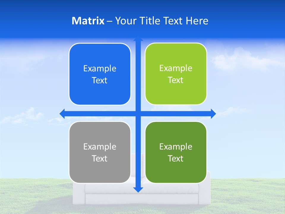 Sky Fluffy Saturated PowerPoint Template
