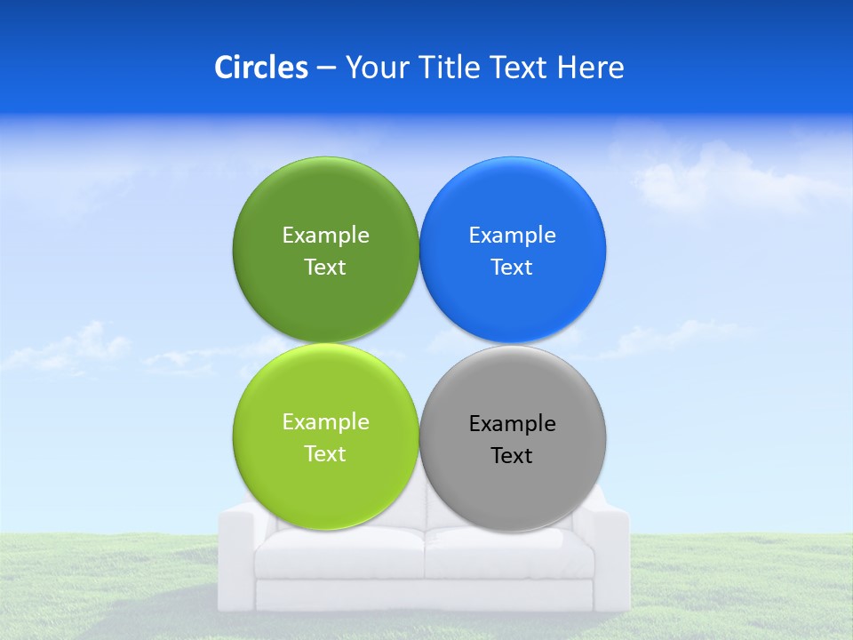 Sky Fluffy Saturated PowerPoint Template