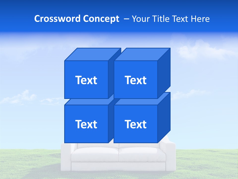 Sky Fluffy Saturated PowerPoint Template