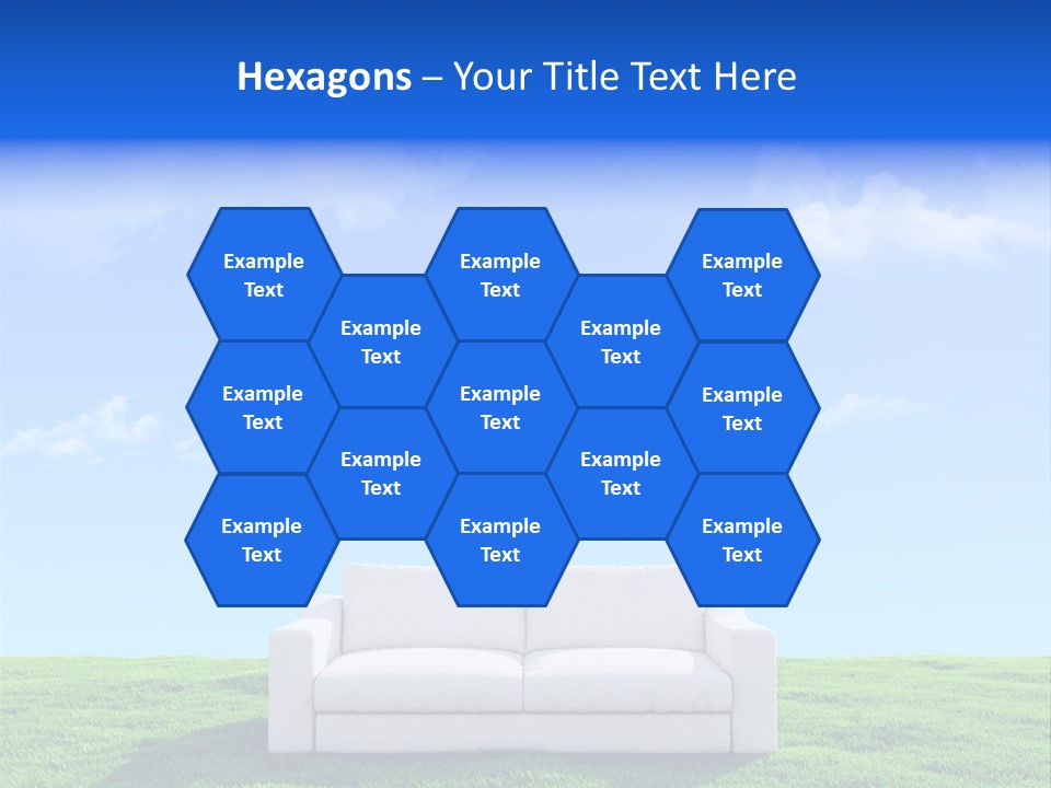 Sky Fluffy Saturated PowerPoint Template