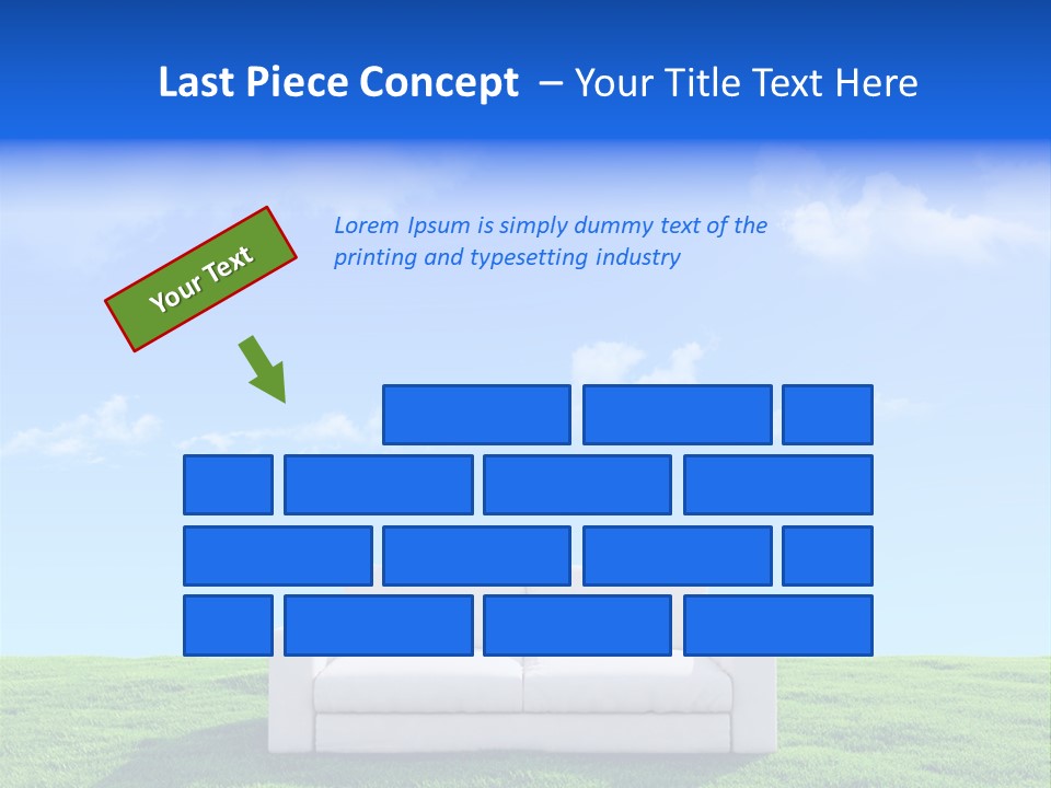 Sky Fluffy Saturated PowerPoint Template