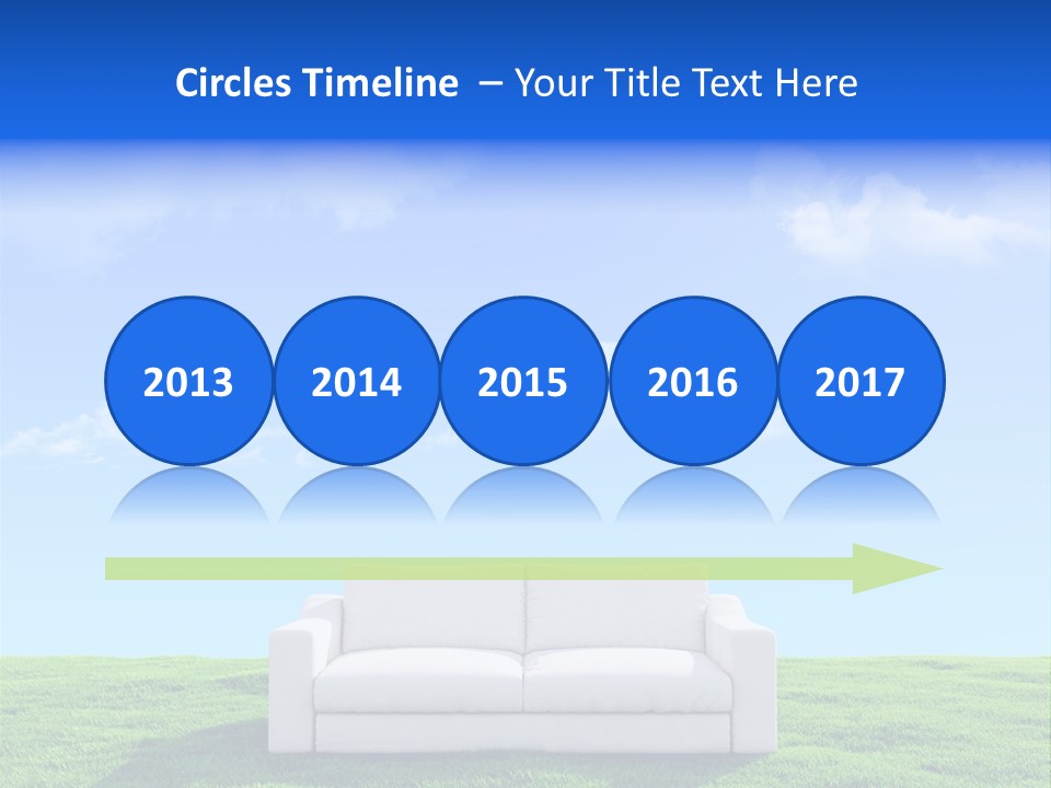 Sky Fluffy Saturated PowerPoint Template