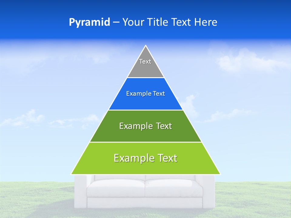 Sky Fluffy Saturated PowerPoint Template