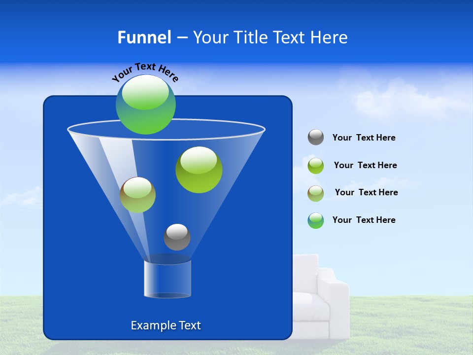 Sky Fluffy Saturated PowerPoint Template